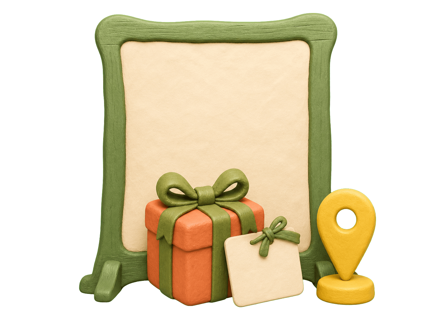 Clay alert mailbox with status signals