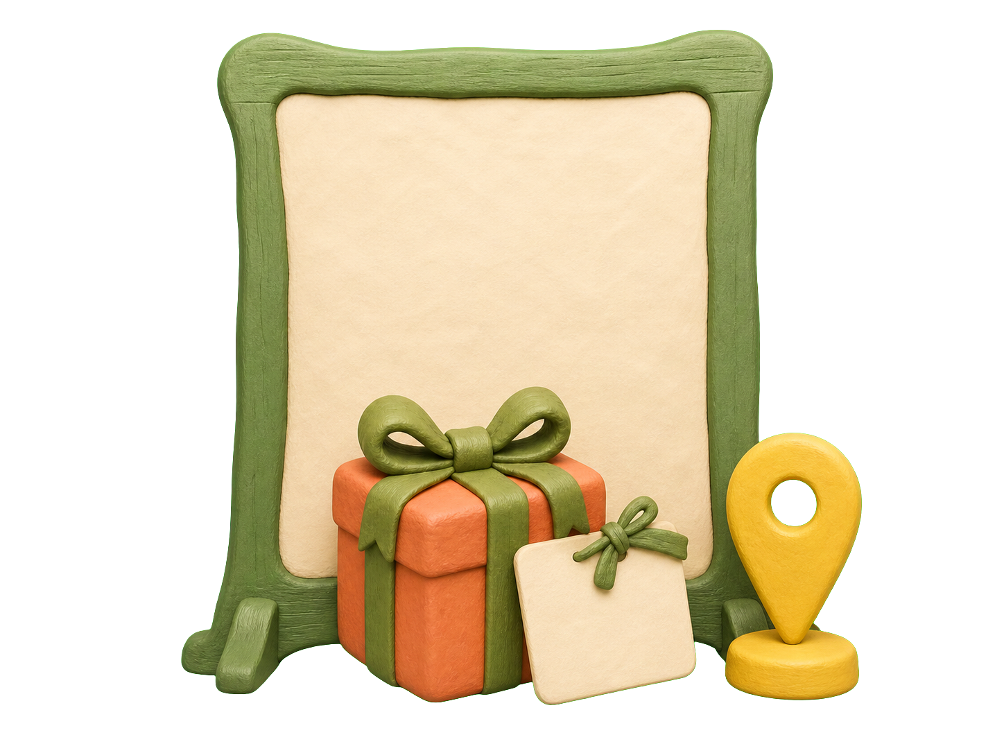 Clay alert mailbox with status signals